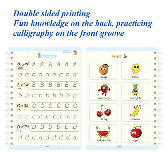 Magic Reusable Calligraphy Copybook Set For Kids